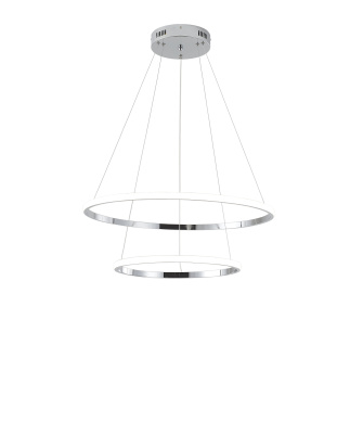Светильник ZORTES RINGOLIGHT ZRS.33322.63C, Мощность - 63Вт, Тип лампы: LED, В - 1500мм / Ш - ø400/ø600мм