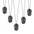 10357/5 Подвесной светильник LOFT IT Blackout