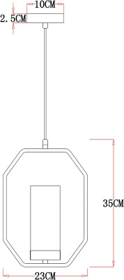 Подвесной светильник Arte Lamp CELAENO