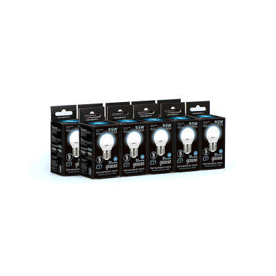 Светодиодная лампа Gauss Шар 9,5W 950Lm 4100K E27 105102210